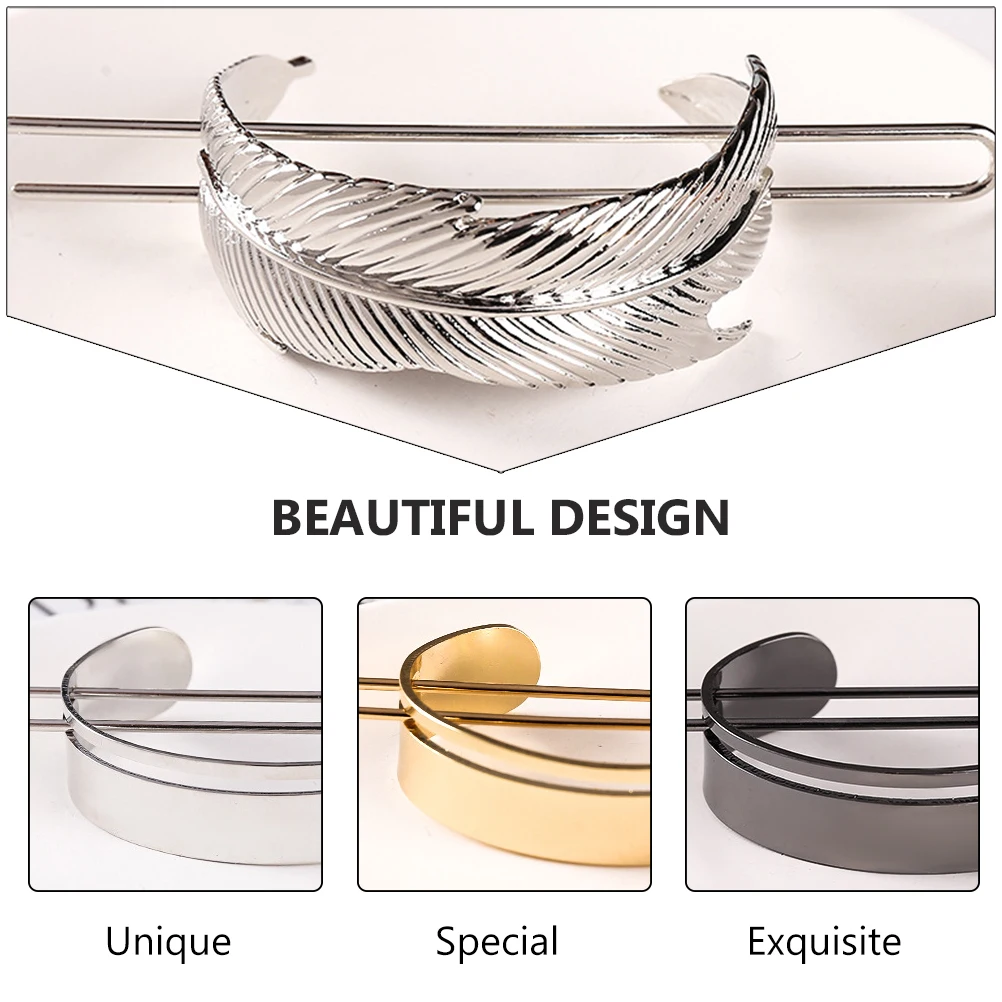 

5 Pcs Hairpin Miss Buns Alloy Ponytails Fashionable Hairpins