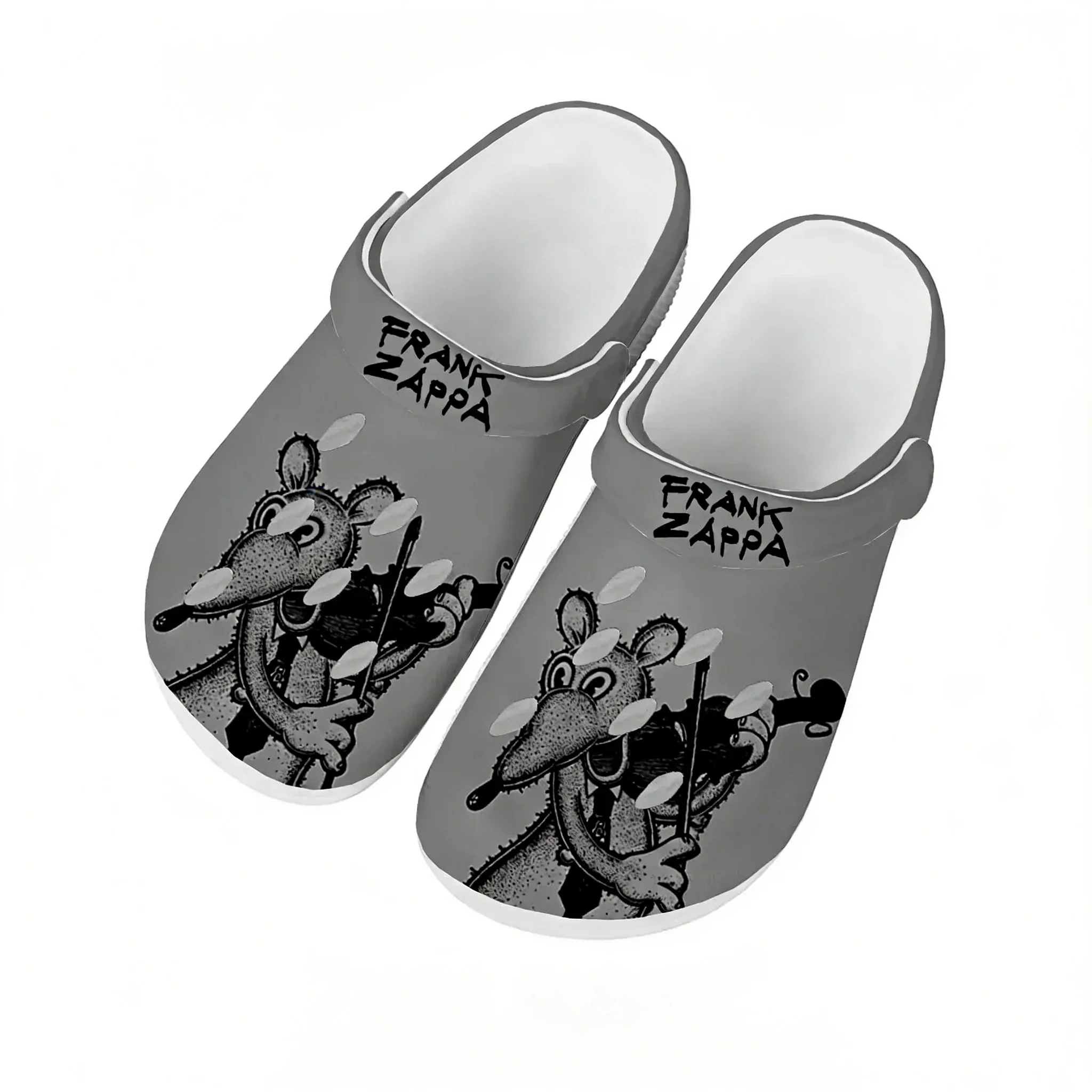 Frank Zappa Water Shoes Mens Womens Comfortable Fashion Home Garden Clogs Customizd Sandals Beach Breathable Hole Slippers