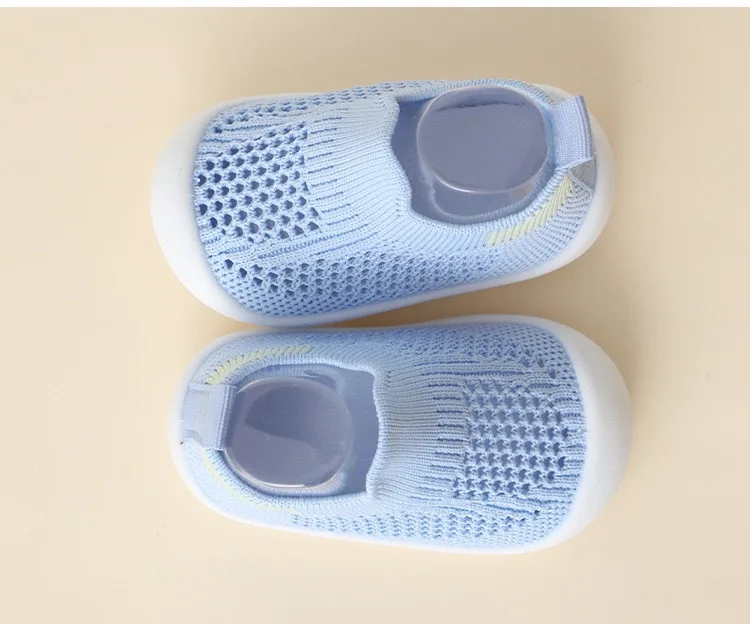 Baby Spring/Summer Soft Sole Socks Shoes Mesh Unisex Baby Anti Slip Floor Socks Children\'s 0-3T Lightweight Soft Walking Shoes