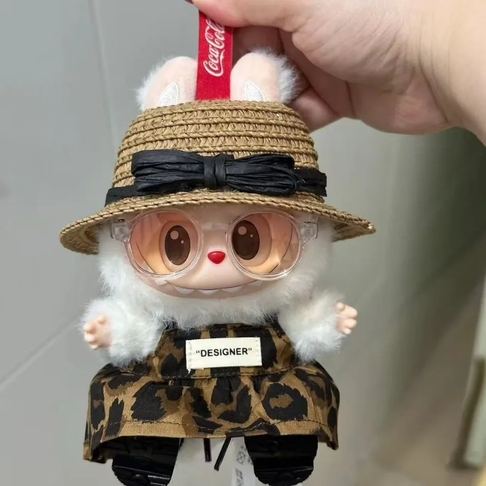 

New MIni Plush Doll'S Clothes Outfit Accessories for Labubu V1 V2 Dolls Clothes Accessories DIY Gift