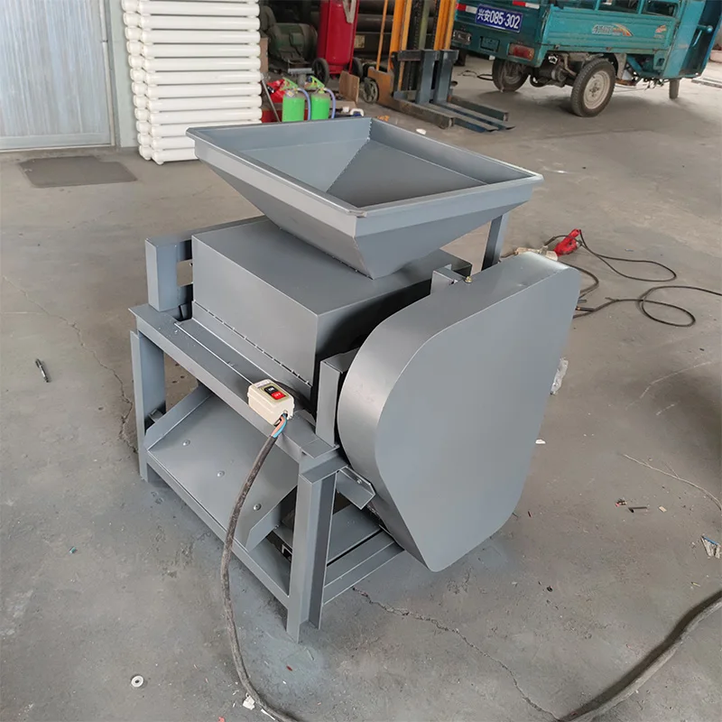 Customized Apricot Kernel Cracking Cracker Peeling Machine Almond Hazelnut Sheller Shelling Machine for Food Grade Processing