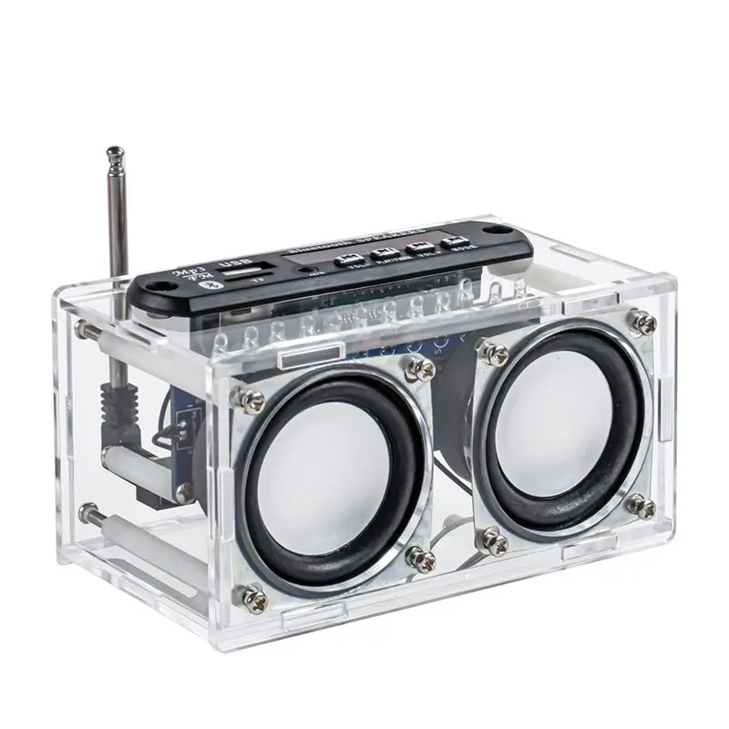 毎日セール中-diy-bluetooth-スピーカー-875-108mhz-fm-ラジオ-ステレオ-diy-キット-bluetooth-スピーカー-diy-キット-fm-ラジオ-はんだ付け練習キット