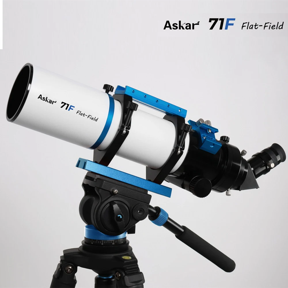 

Askar 71F Flat-Field 71mm f/6.9 APO Quadruplet Refractor Telescope Built-in Flattener OTA for Deep Sky Astrophotography 490mm
