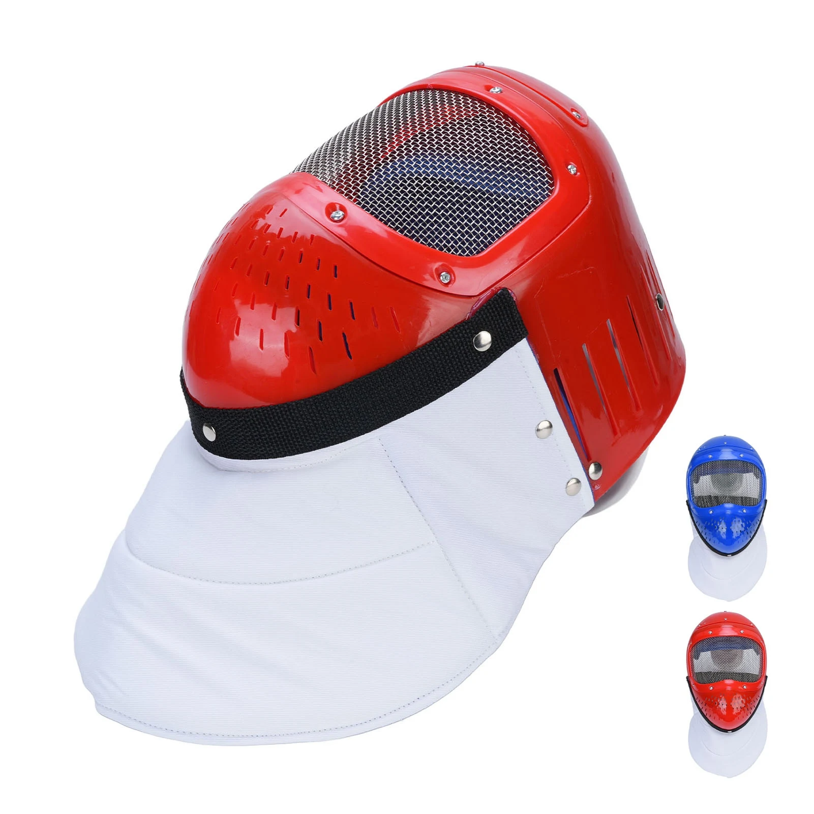 Fencing Game Face Cover Kids Fencing Face Guard Breathable Metal Mesh Helmet Protective Cover for Foil Sabre Epee Use