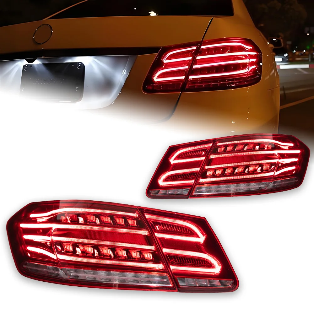 AKD Tail Lamp for BENZ W212 LED Tail Light 2009-2016 E200 E300 Rear Fog Brake Turn Signal Automotive Accessories