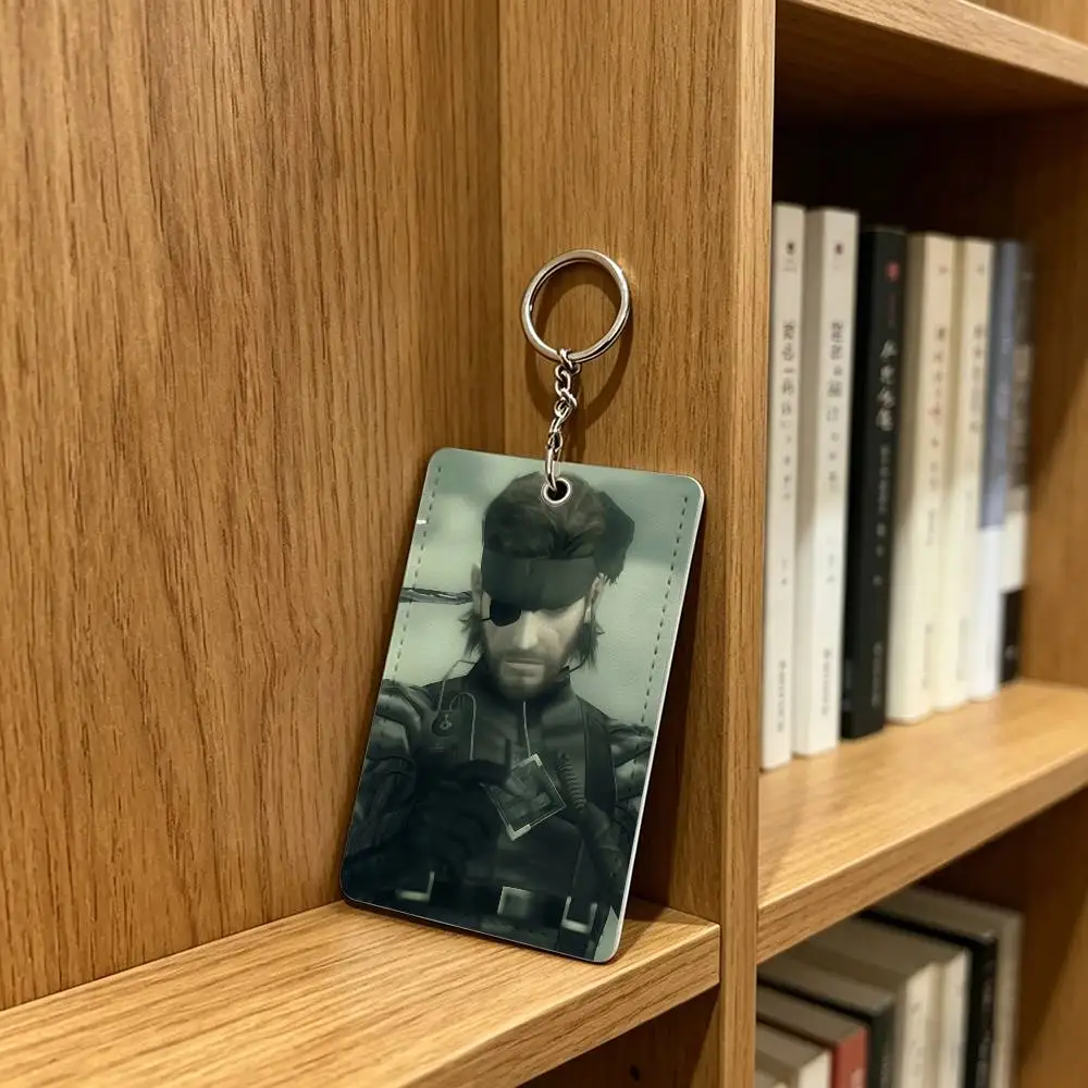 M-Metal Gear Solid R-Raiden Card Holder Keychain Badge Holder Card Pass Hang Rope Lariat Lanyard for Key Rings Accessories Gift view 2