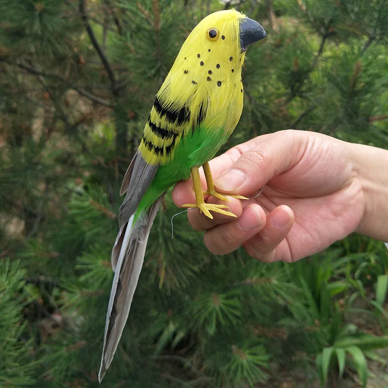 Real life Bird Model foam&feather simulation Colourful Feathers Parrot about 20cm Garden Decoration Scene PropsGift d0234