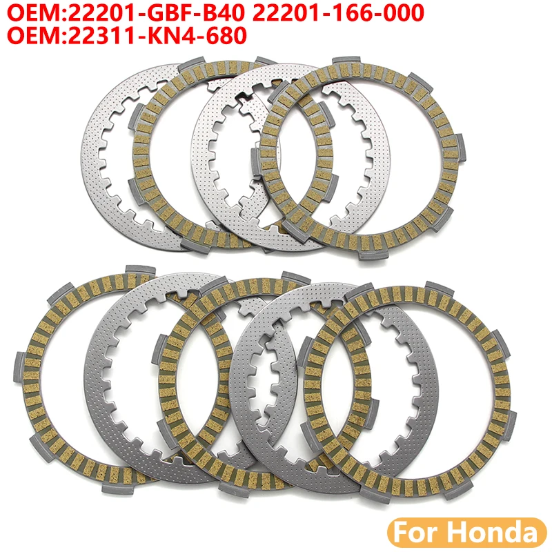 

For Honda CM185 CM200 CTX200/CTX TL200 TLR200 XR185 XR200 XR200R TLR250F Motorcycle Accessories Clutch Friction Disc Plate Kit