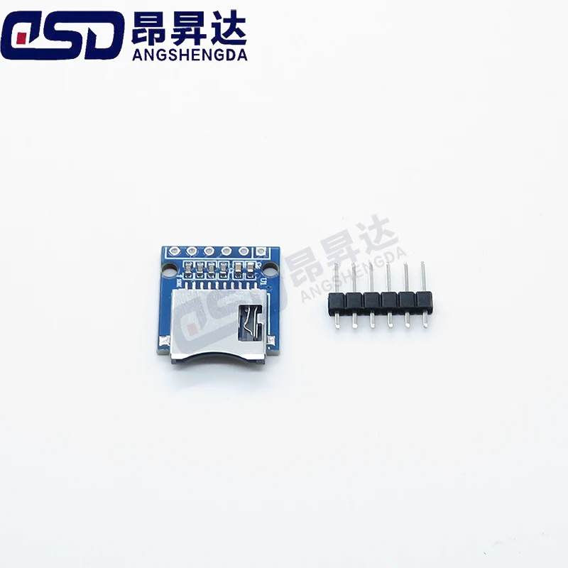 Модуль для чтения карт Micro SD SPI 3.3V TF 5 шт. Arduino ESP32 STM32 Разъемы без пайки (решение самостоятельного создания решения хранения данных)