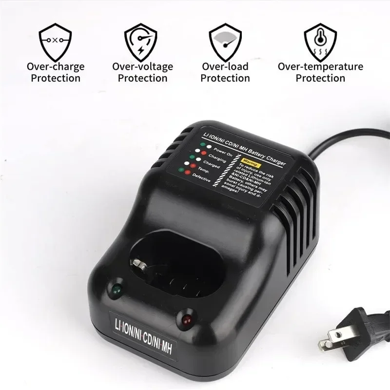 Imagem -06 - Carregador de Bateria para Paslode Dual Chemistry 6v Ni-cd Ni-mh 7.2v Li-ion Battery 902654li