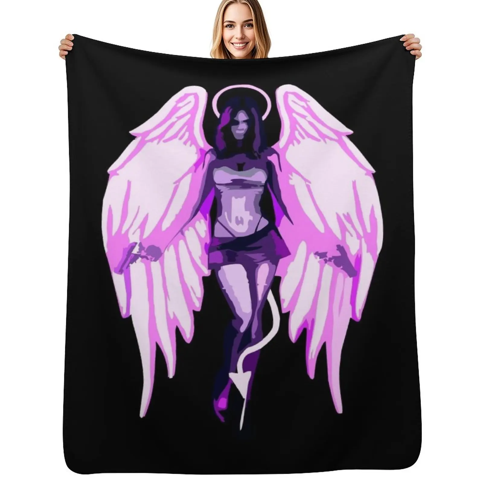

Saints Row Saint Throw Blanket Ultra Plush Cozy Blanket for Napping Sleeping