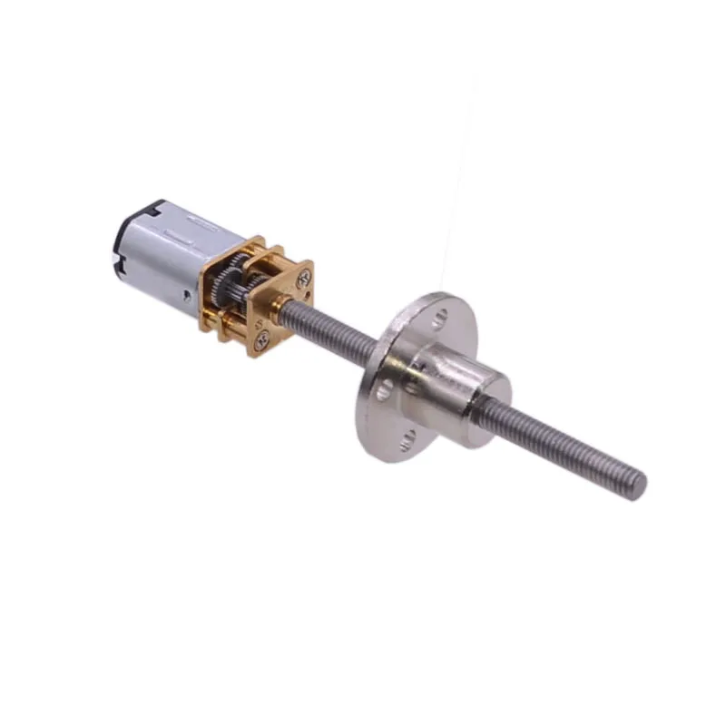 

N20 mini DC gear reduction motor 3V6V12V small motor M4 threaded screw shaft intelligent lock