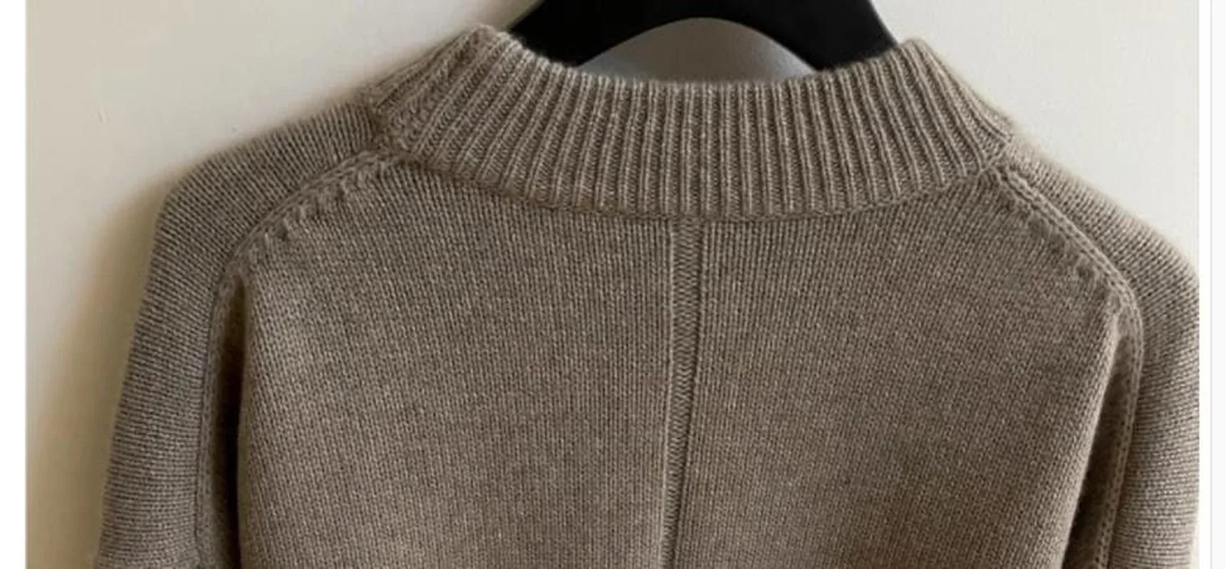 Autumn and Winter New Pure Cashmere Thickened Round Neck Loose Profile Knitted Pullover Sweater Women