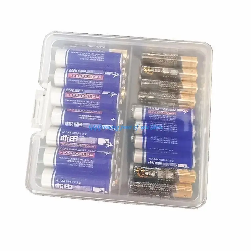 

H9EB 100PCS AA 3A Пластиковые батареи для хранения батареи аккумулятор Организаторы Корпус Контейнер Жесткий чехол