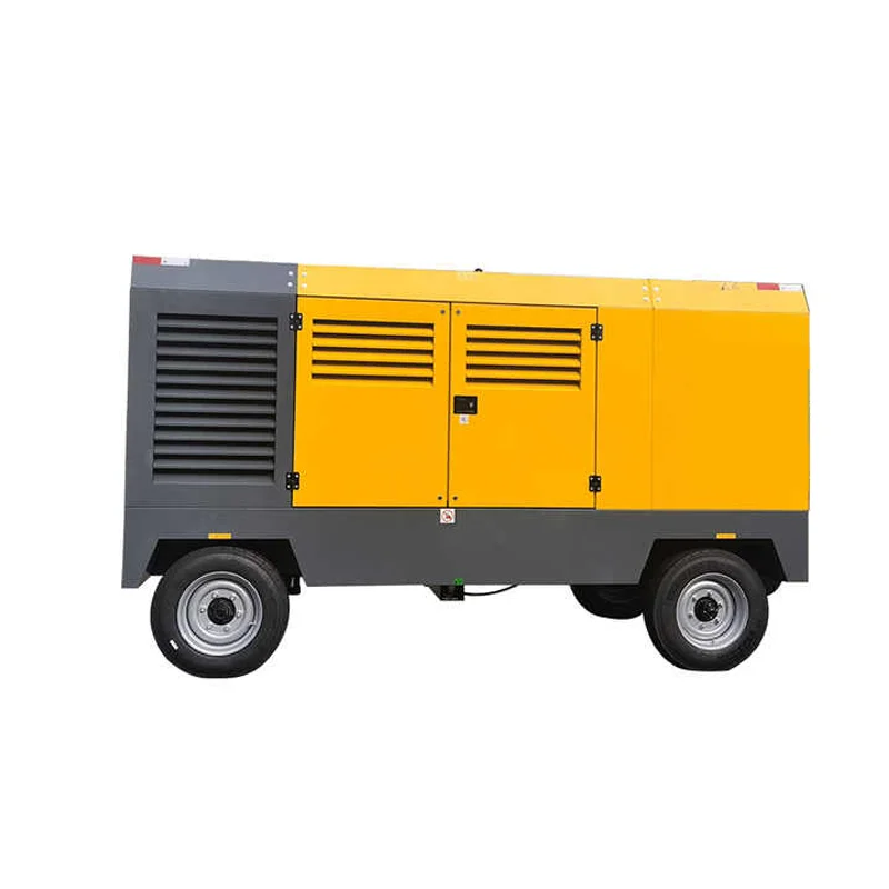 Prezzo di fabbrica del compressore d'aria diesel mobile a vite portatile per estrazione mineraria da 900cfm 16bar 25m3