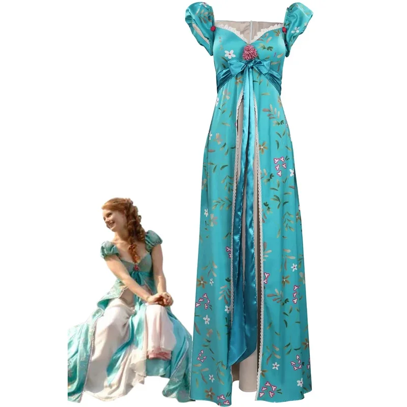 

OP01 Enchanted 2 Cosplay Costume Giselle Dress Ladies Outfits Women Halloween Carnival Party Clothes For Role Play Blue Pri6Gd@!