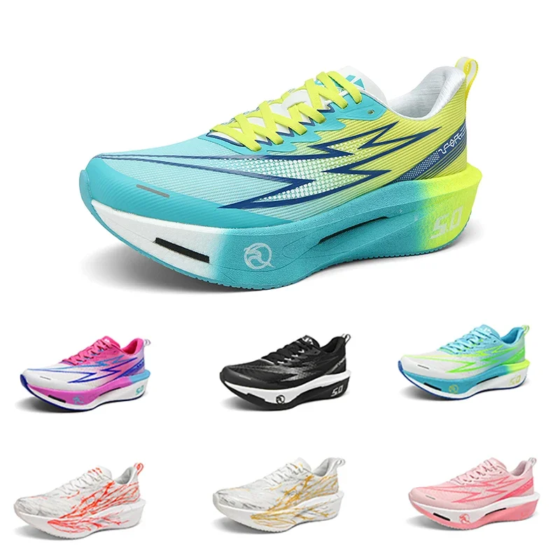 

5.0 MIX Carbon Plate Running Shoes for Men and Women Racing Marathon Stable Rebound Shock-absorbing Training Sneakers