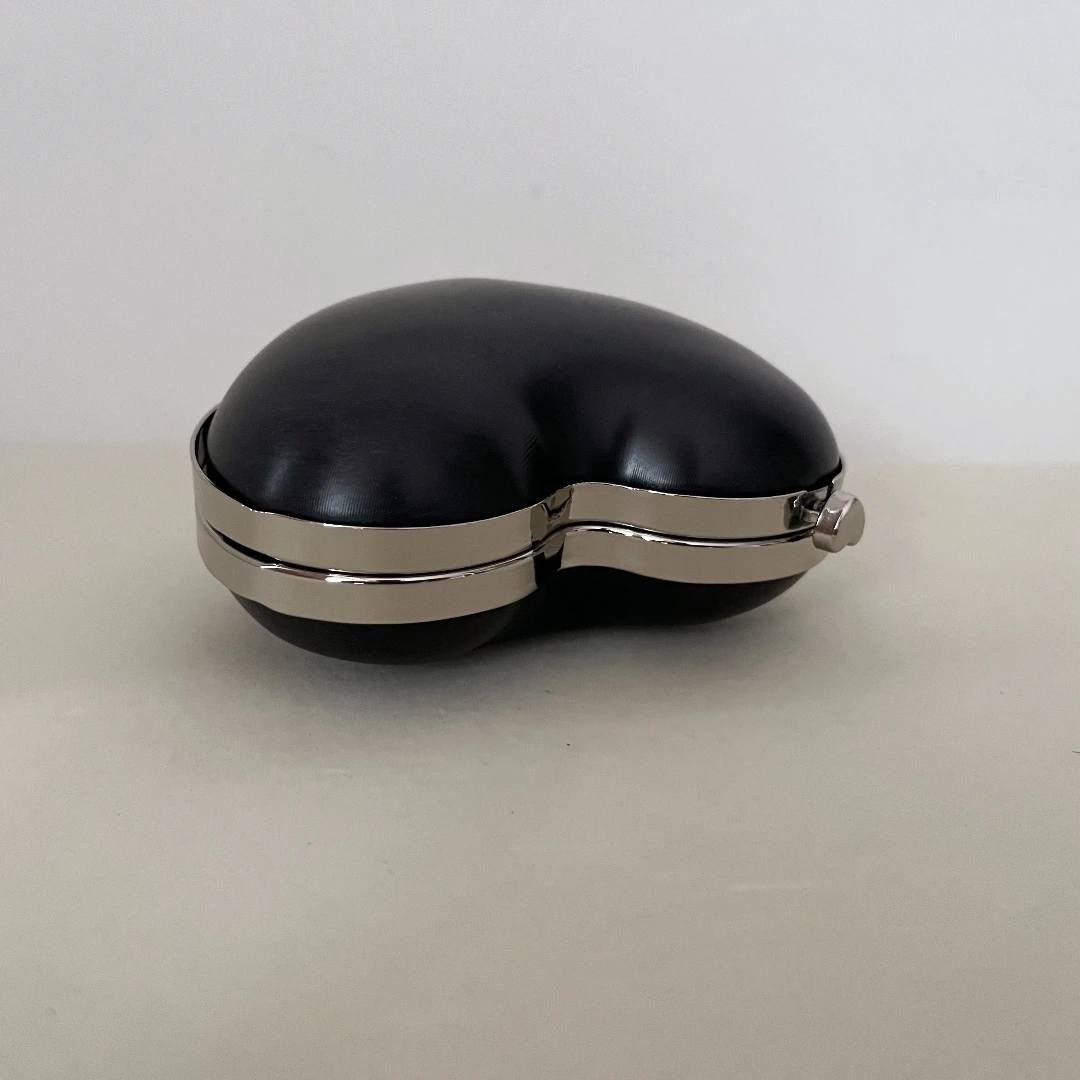 13cm Metal Box Clutch Purse Frame Small Love Heart Shape  Women Handbag DIY Bag Accessories Metal Bag Case Box Parts Wholesale