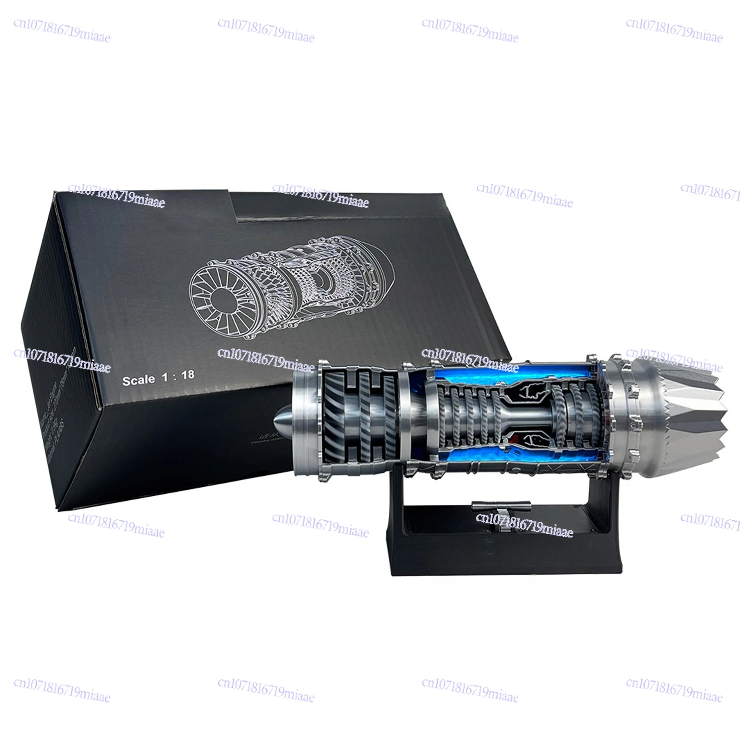 

J-35 Fighter Turbojet Engine Model Assembly Toy Gift F35 Fighter Aircraft Simulation Educational Toy