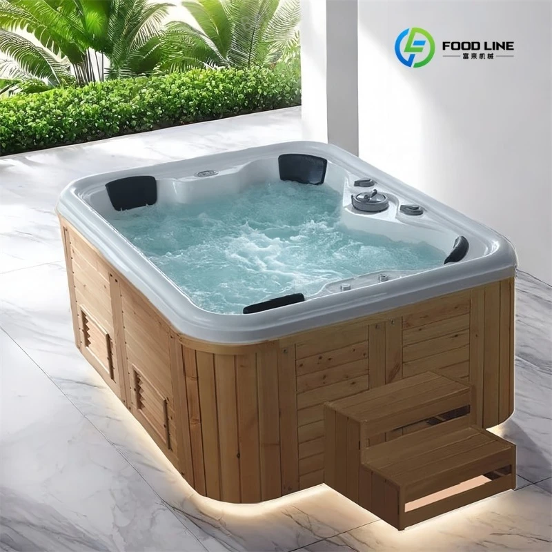 FL Customized Luxury Imported Outdoor Massage Pool for Premium High-End Design for Ultimate Relaxation and Wellness Experience