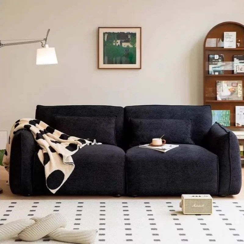 

Oversized Black Living Room Sofas Minimalist Nordic Modern Living Room Sofas Lounges 2 Seater Divano Soggiorno Home Furniture