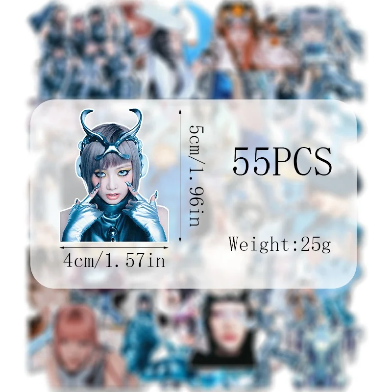 55 قطعة/المجموعة اليابان المعبود XG ألبوم جديد غالا الديكور سجل القصاصات الهاتف المحمول ملصق جورين تشيسا هارفي جوريا هيناتا كوكونا ملصق