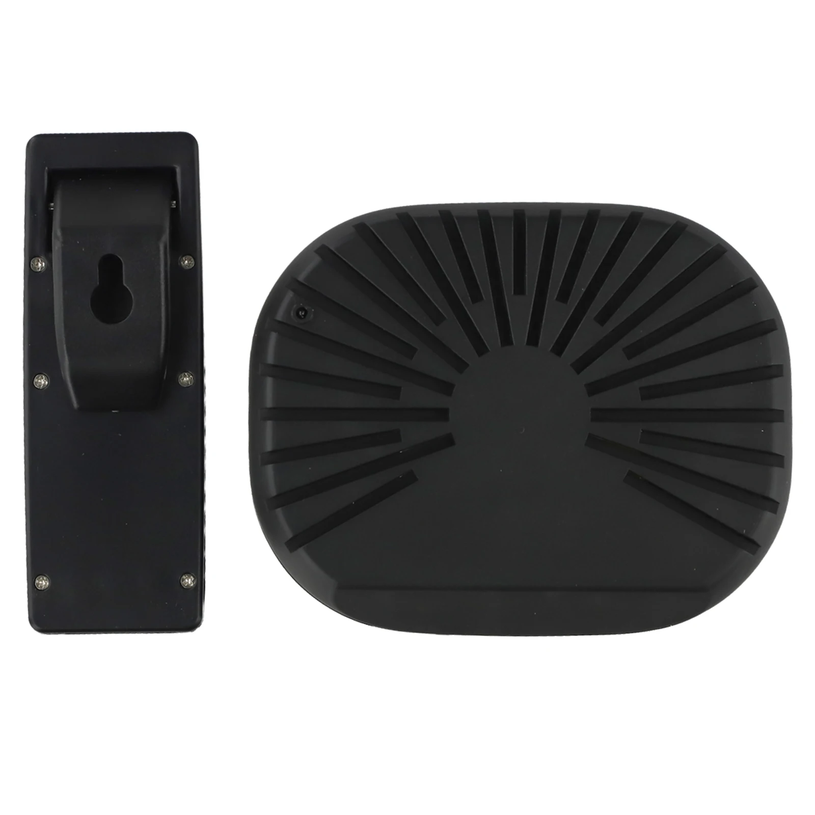 Digital Temperature Sensor Rechargeable Hygrometer ABS Material Adjustable Light Brightness Humidity Range 20 99