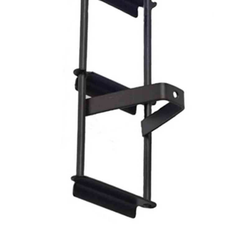 Metal Black Ladder Stairs for 1/14 Tractor Trailer Truck RC Car Upgrade Parts Accessories [wvrae34]