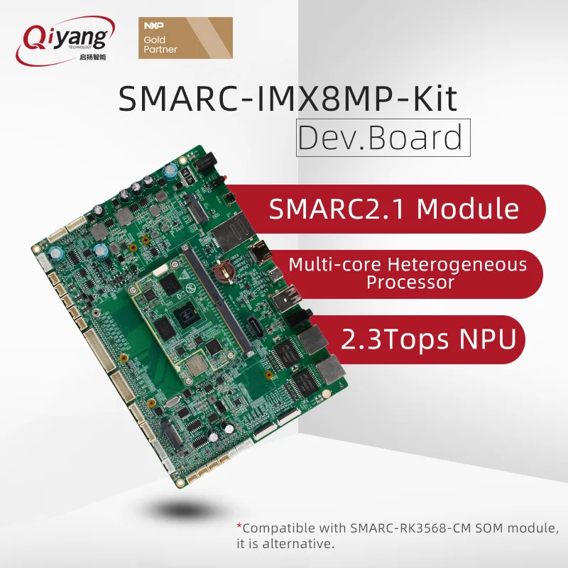 IMX8M Plus Cortex-A53  Android And Linux Evaluation Kit in SMARC form for Lightweight AI And Power Management System Use