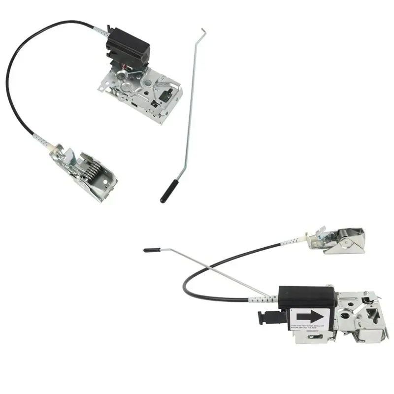 AASS-Front Door Latch Lock Assembly F4TZ-15219A65-A F4TZ-15219A64-A For Ford Pickup F-150 F-250 F-350 Bronco 1992-1997