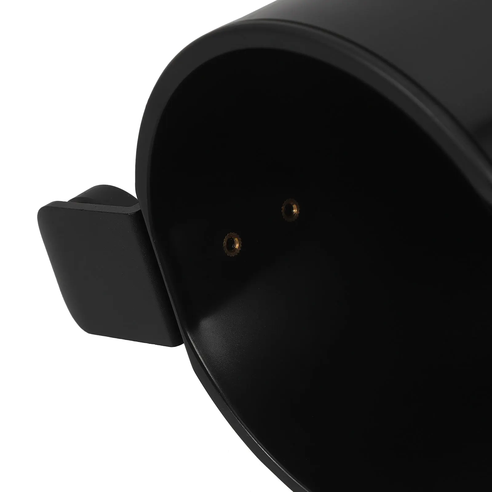 Morsetto portabicchieri da scrivania multifunzionale Morsetto da tavolo Supporto a clip laterale Vetro d'acqua Lega di alluminio Gancio girevole per auricolari nero