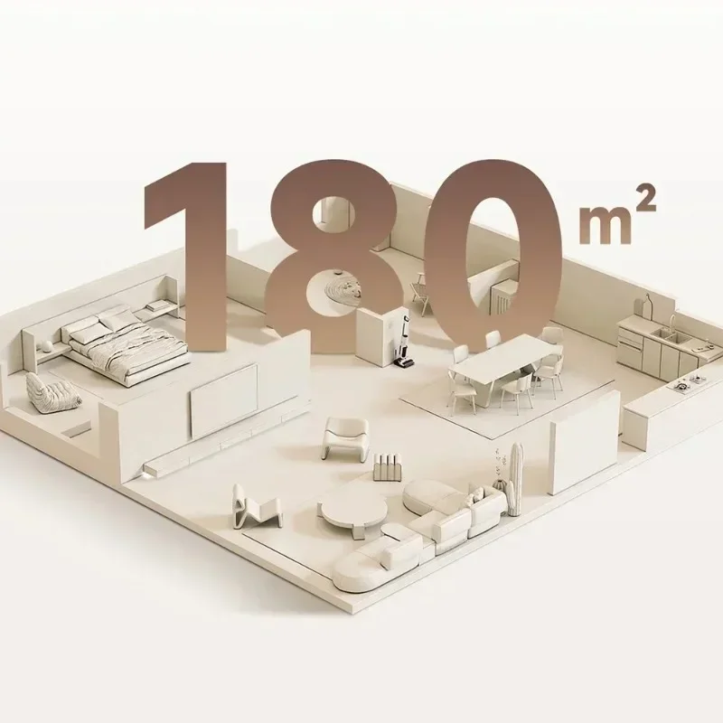 XIAOMI MIJIA Wireless Floor Washer 4C Wet Dry Vacuum Cleaner Self Cleaning Crawler Roller Brush