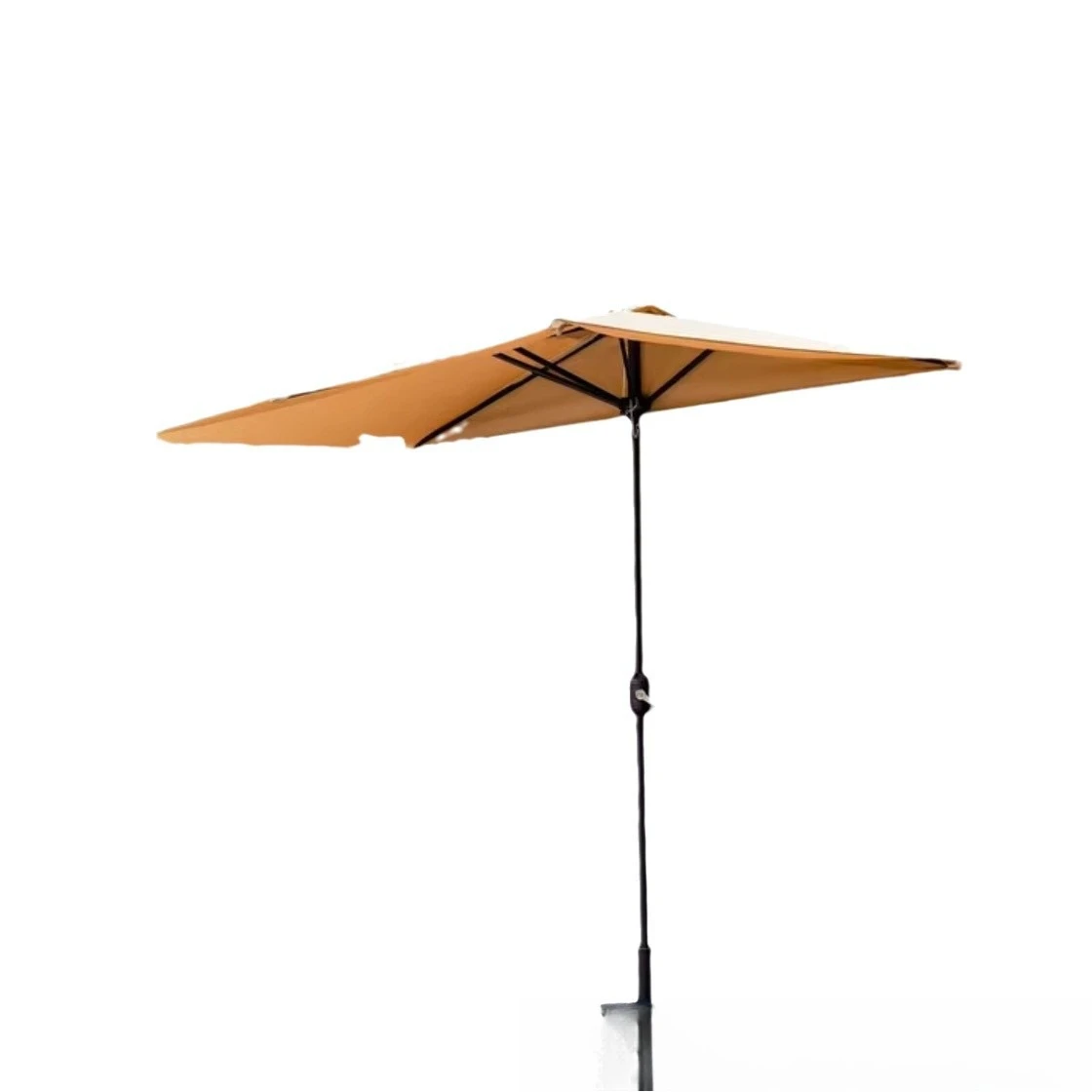 

Outdoor half umbrella, balcony parasol against the wall, side rectangular courtyard, garden terrace, stall