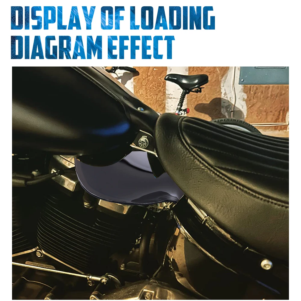 Motorcycle Air Heat Deflector Saddle Shields Cover For Harley Softail Low Rider Breakout Fat Boy Street Bob FXBB FLSL 2018-2023 - Image 4