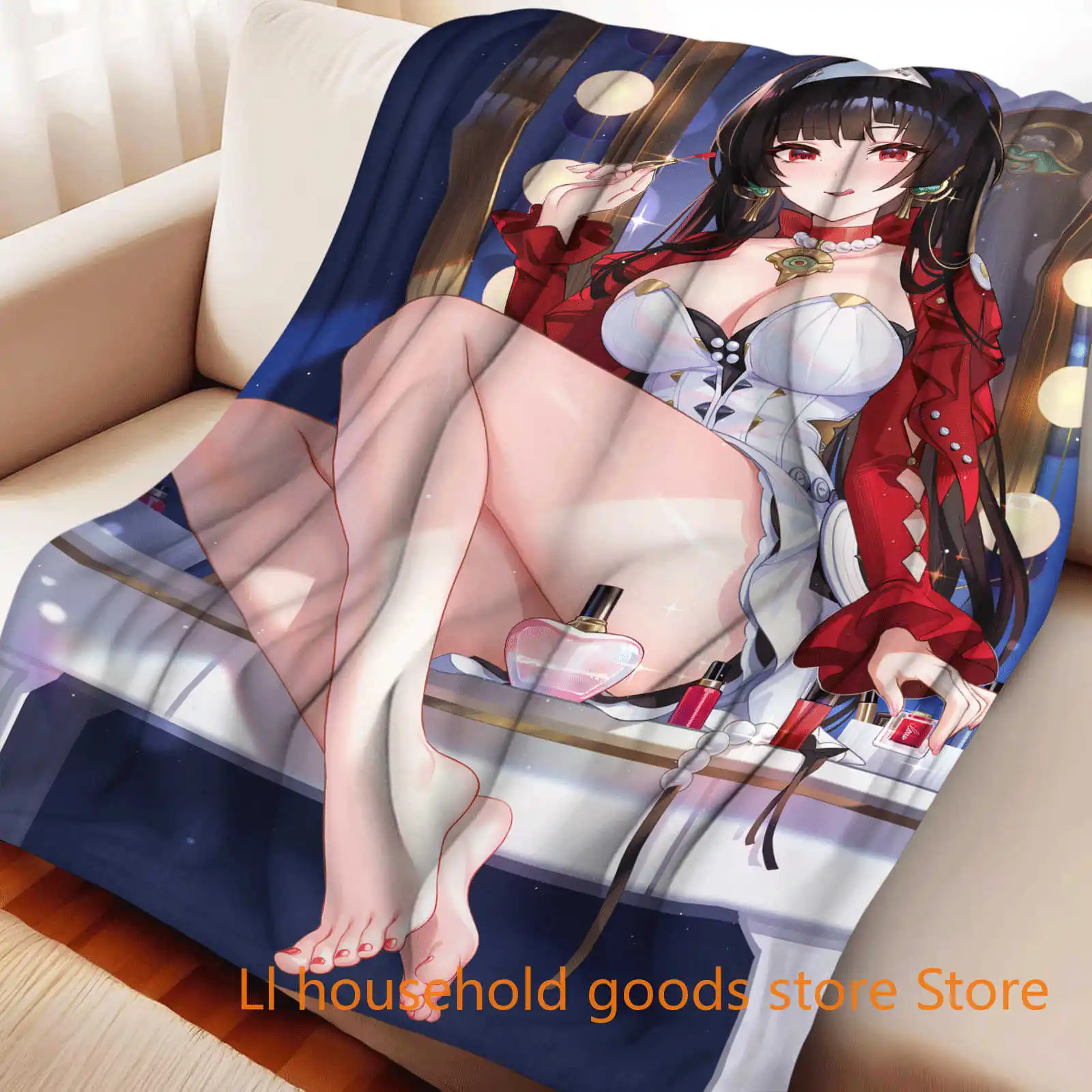 

Zenless Zone Zero Astra Yao Blanket Coral Fleece Plush Multifunction Ultra-Soft Throw Blankets for Home Couch Bedspreads