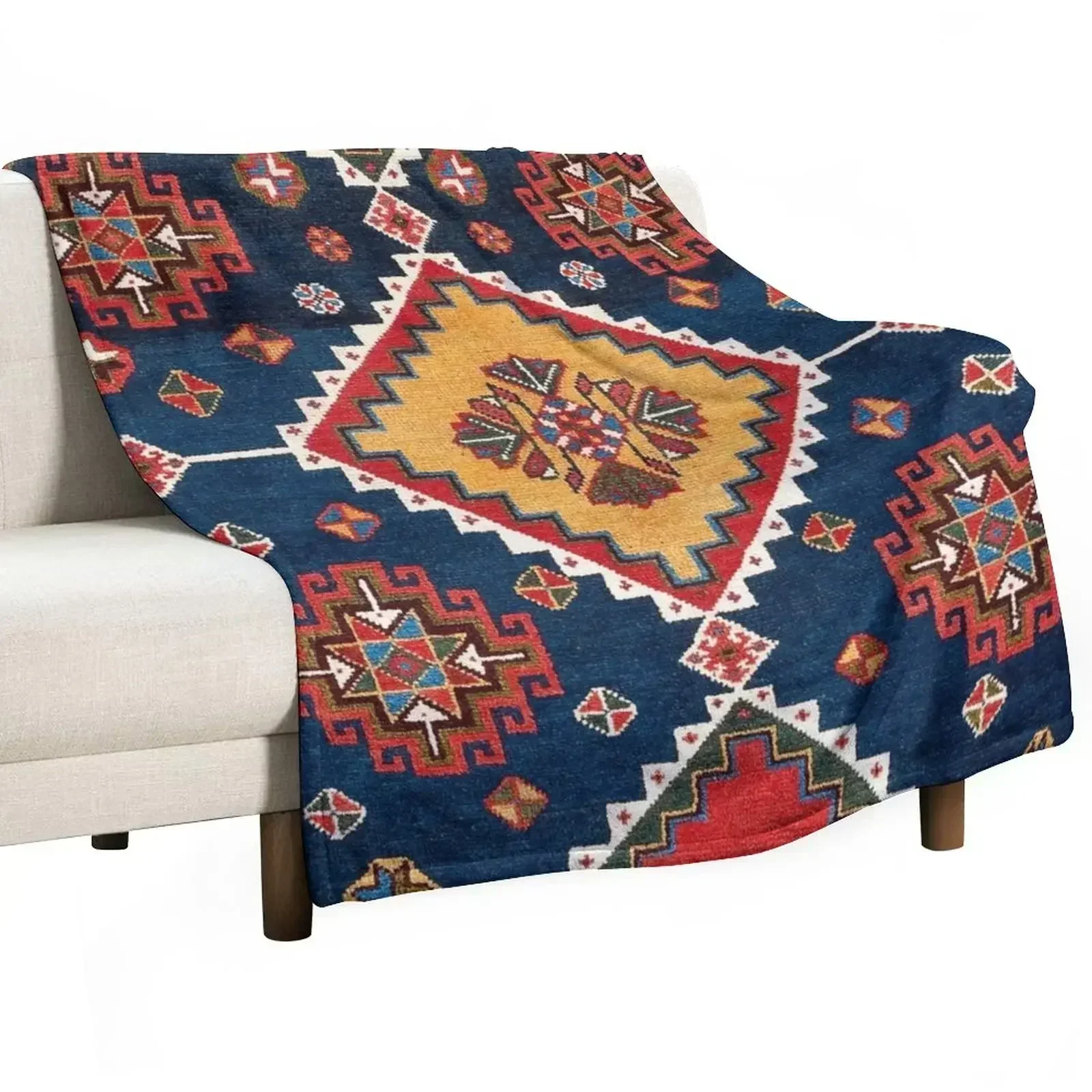 

Luri Gabbeh Fars Southwest Persian Rug Print Throw Blanket Luxury St heavy to sleep decorative Blankets