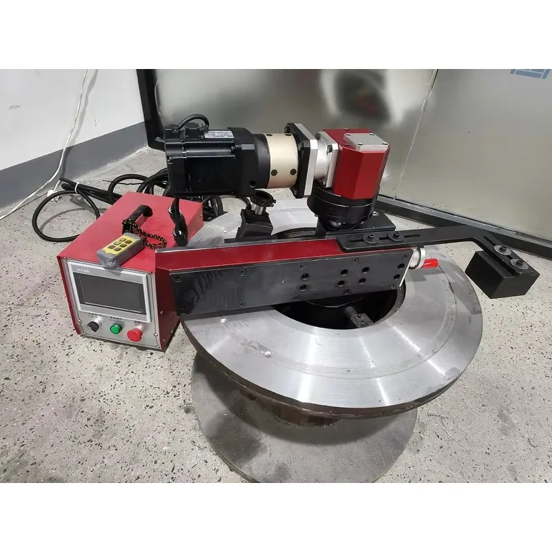 FLS-610 Automatic Gear-Driven Flange Facing Machine for Chamfering Pipes New Condition for Construction Industries