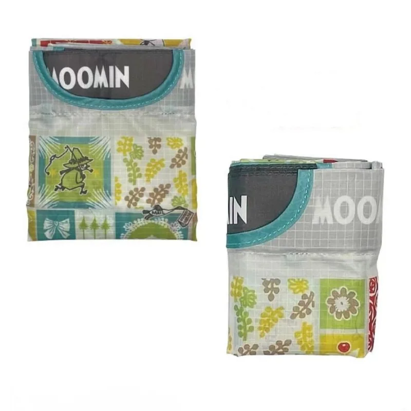 New Cute Moomins Series Drawstring Bag Creativity Kawaii Cartoon Role Printing Foldable Lightweight Shoulder Eco-friendly Bag view 3