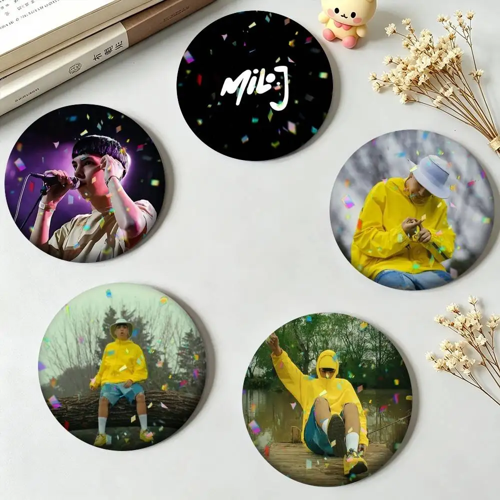 F-Famous Argentine Rapper Milo J  25mm 32mm 44mm 58mm 75mm Brooches Badges Pins for Accessories Gift