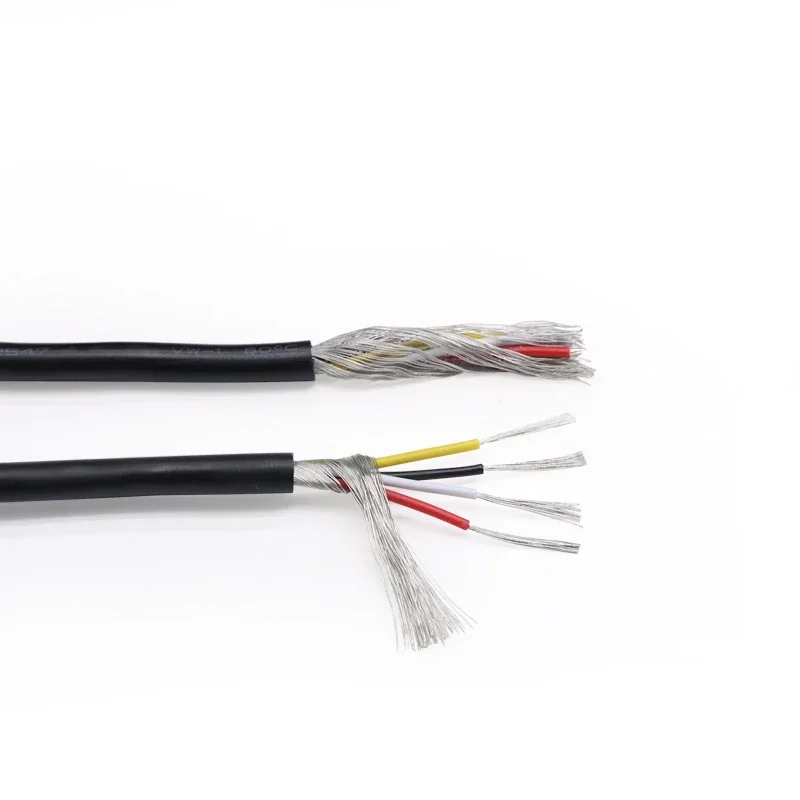 5/10M UL2547 Shielded Wire Signal Cable 30 28 26 24 22 20 18 AWG Channel Audio 2 3 4 5 6 8 Core Headphone Copper Control Wires