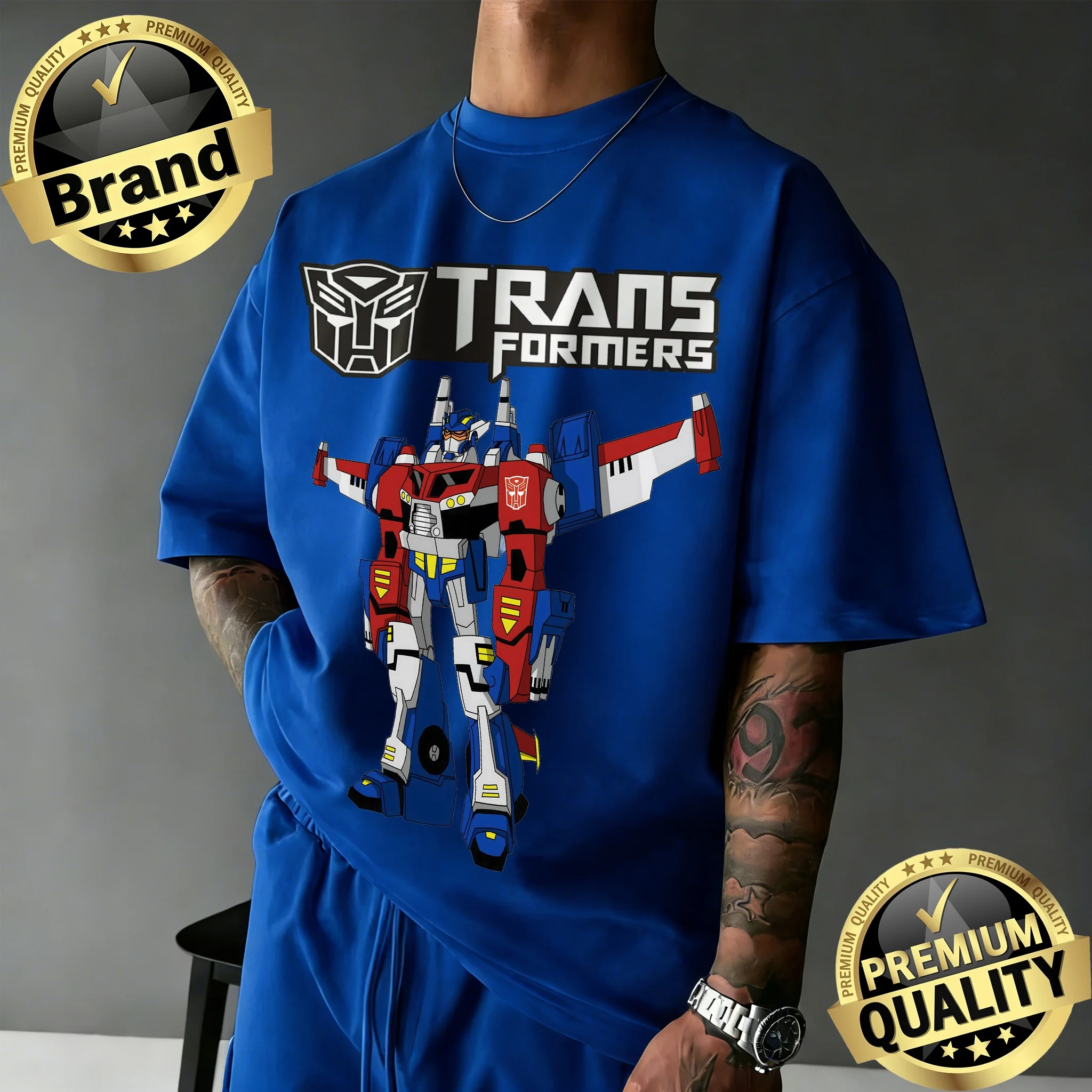 

Футболка унисекс Hasbro Transformers Jetfire с графическим принтом, летняя, 2026, короткий рукав, повседневная, дышащая, в стиле Y2K, ретро, свободного кроя