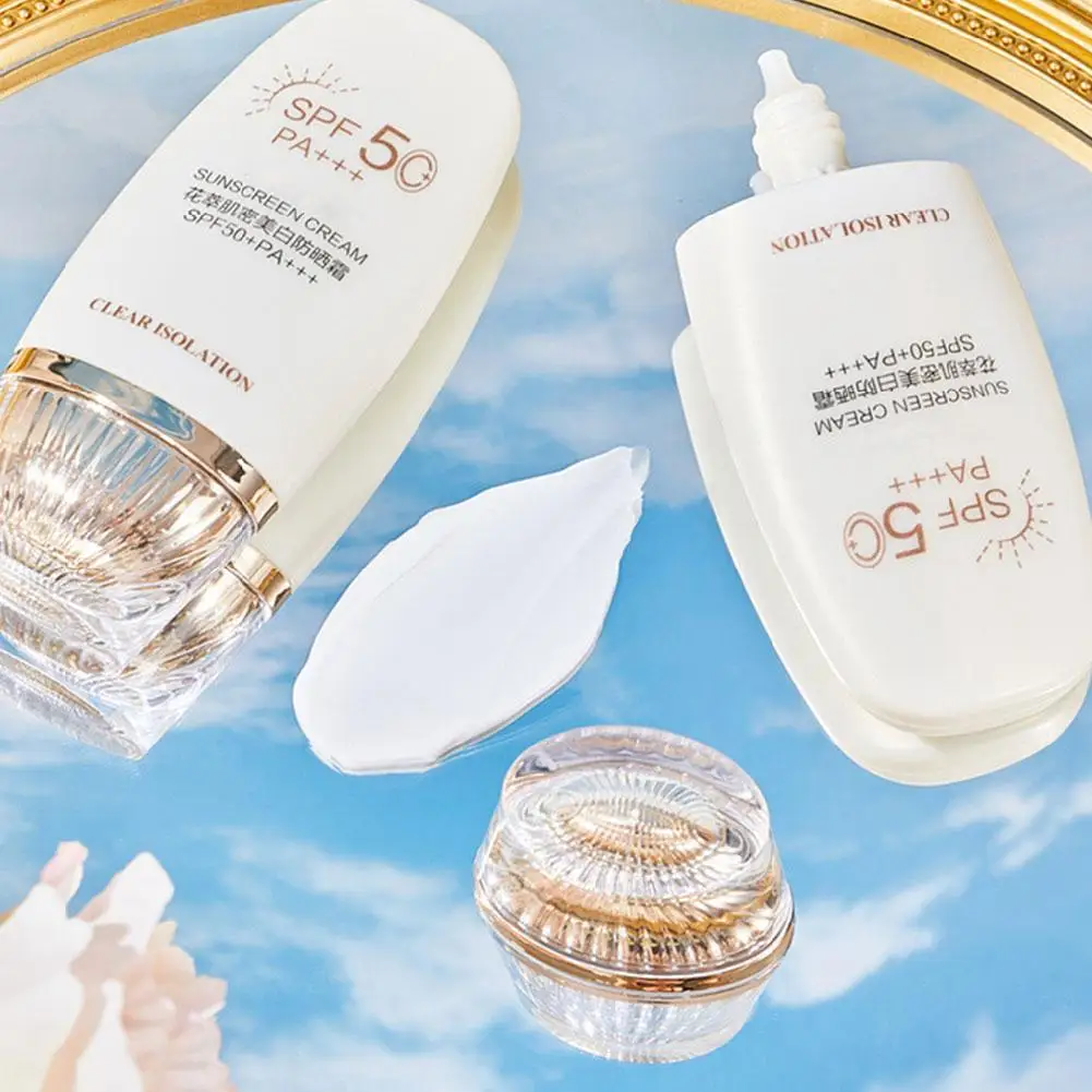 

Spf50+ Sunscreen 50g Sunscreen Lotion Facial Body Skin Protective Cream Oil-control Sun Cream Moisturizing Face Body Skin Care