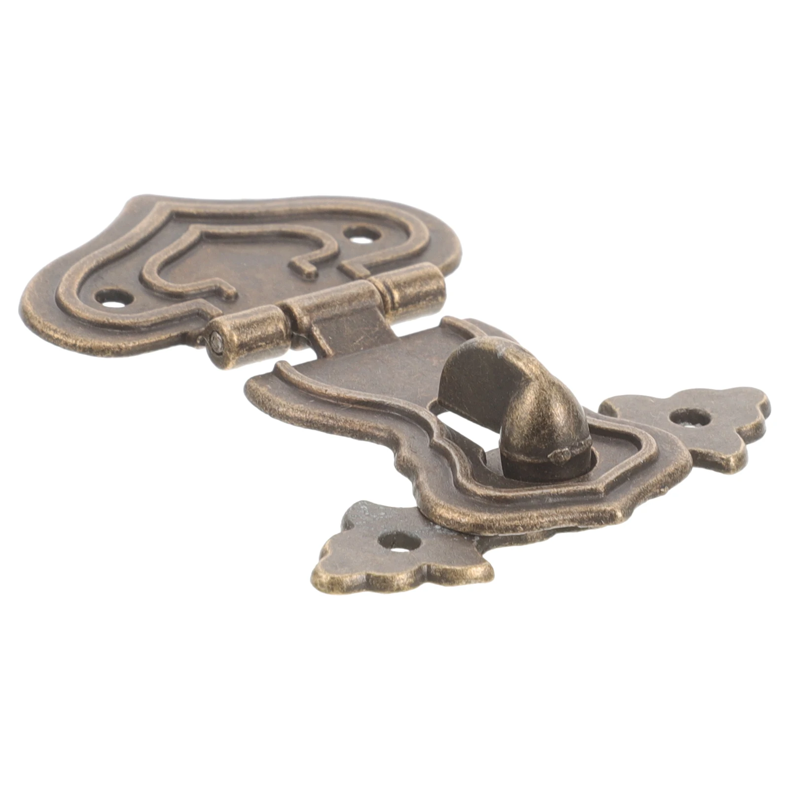 

4pcs Vintage Lock Buckle Retro Clasp Metal Hasp For Gift Box Jewelry Cabinet Wooden Chest Decorative Closure Rustproof Durable