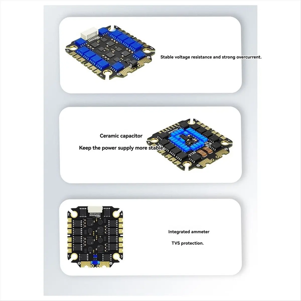 Goodprice AA08-3075S 32Bit 75A 4-in-1 ESC 3075 V2 AM32 FPV 4-in-1 ESC 3-8S FPV Cross-Country ESC