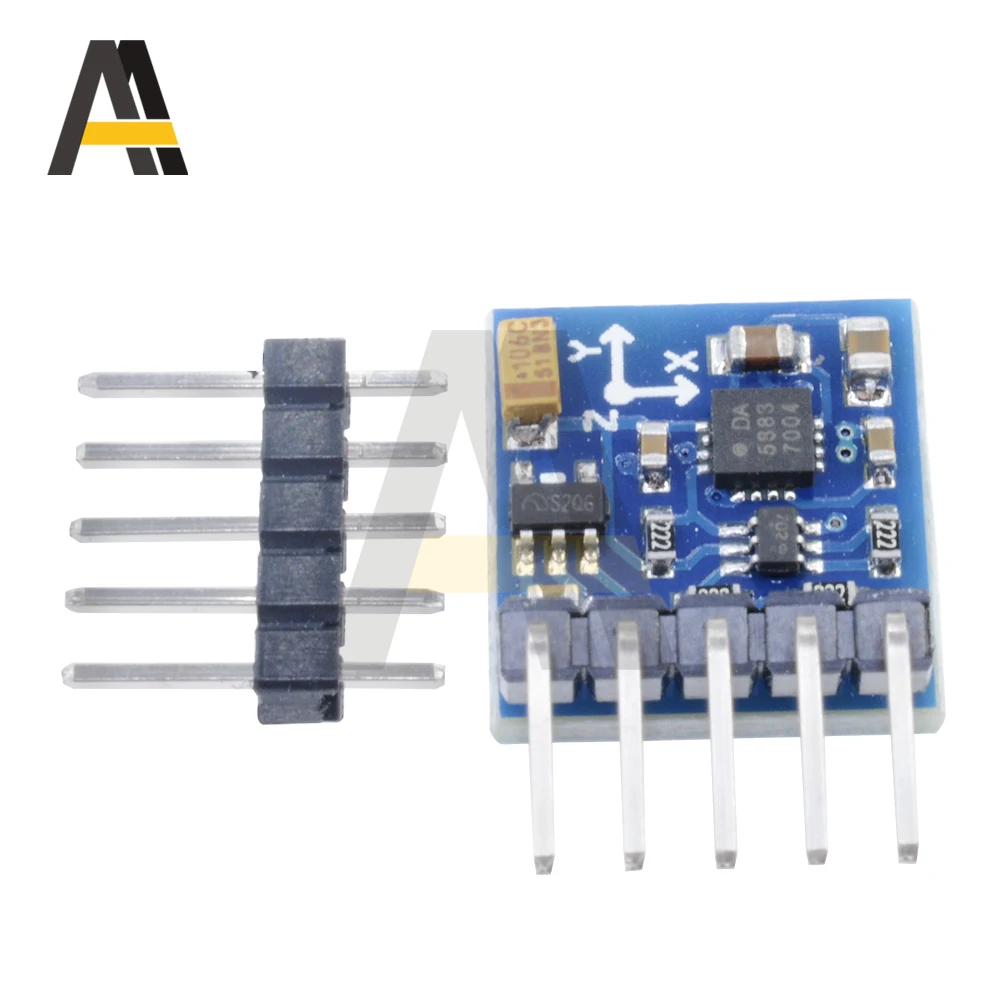 QMC5883L 3V-5V Triple Tri-axis 3 Axis Compass Magnetometer Sensor Module Board For Arduino Imported Chips