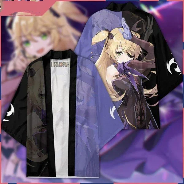 Genshin Impact Kaedehara Kazuha Cosplay Kimono Japoński Harajuku Kardigan Gra Anime Haori Kurtka Imprezowa Tematyczna Peleryna Codzienna Bluzka