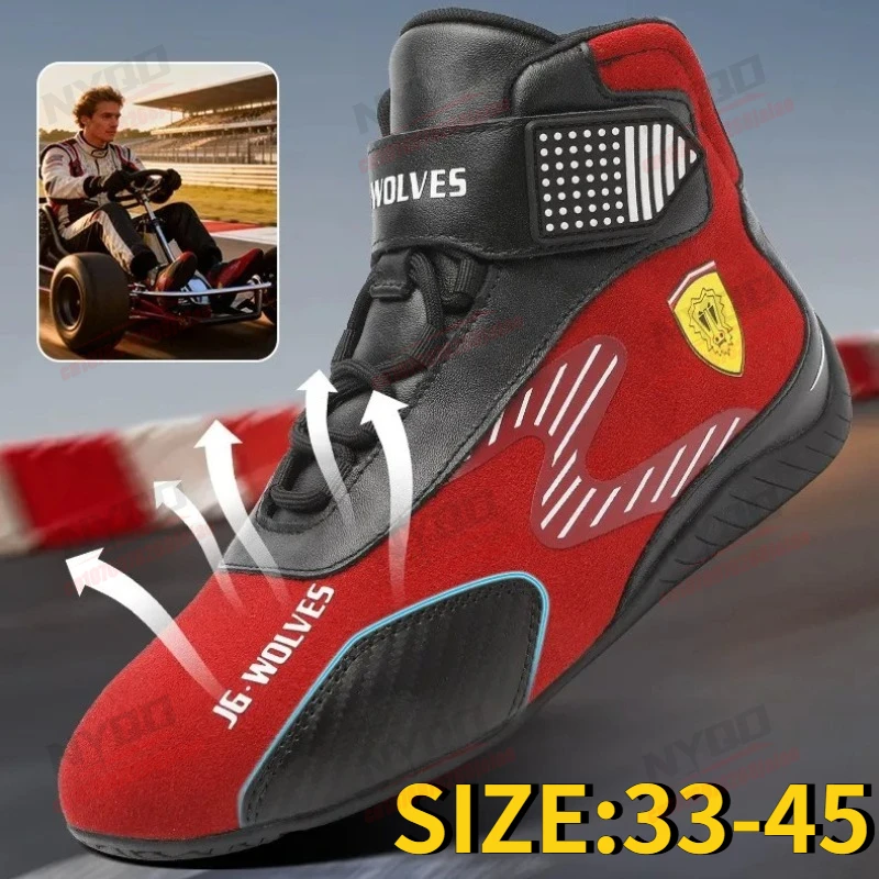 

New Motorcycle Riding Boots for Men Balanced Anti Slip Wear-resistant Shock-absorbing and Impact Resistant
