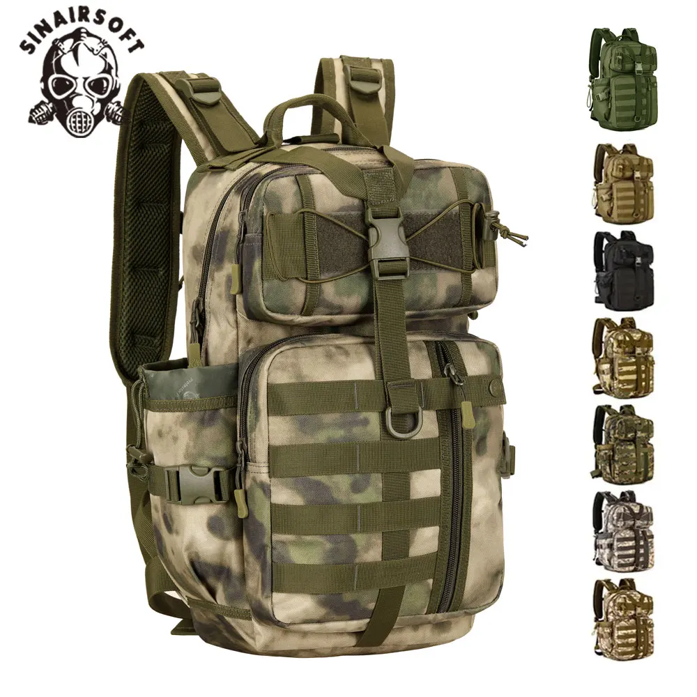 30l tático mochila 900d à prova dwaterproof água ombro airsoft caça acampamento multi-purpose molle caminhadas viagem esporte saco