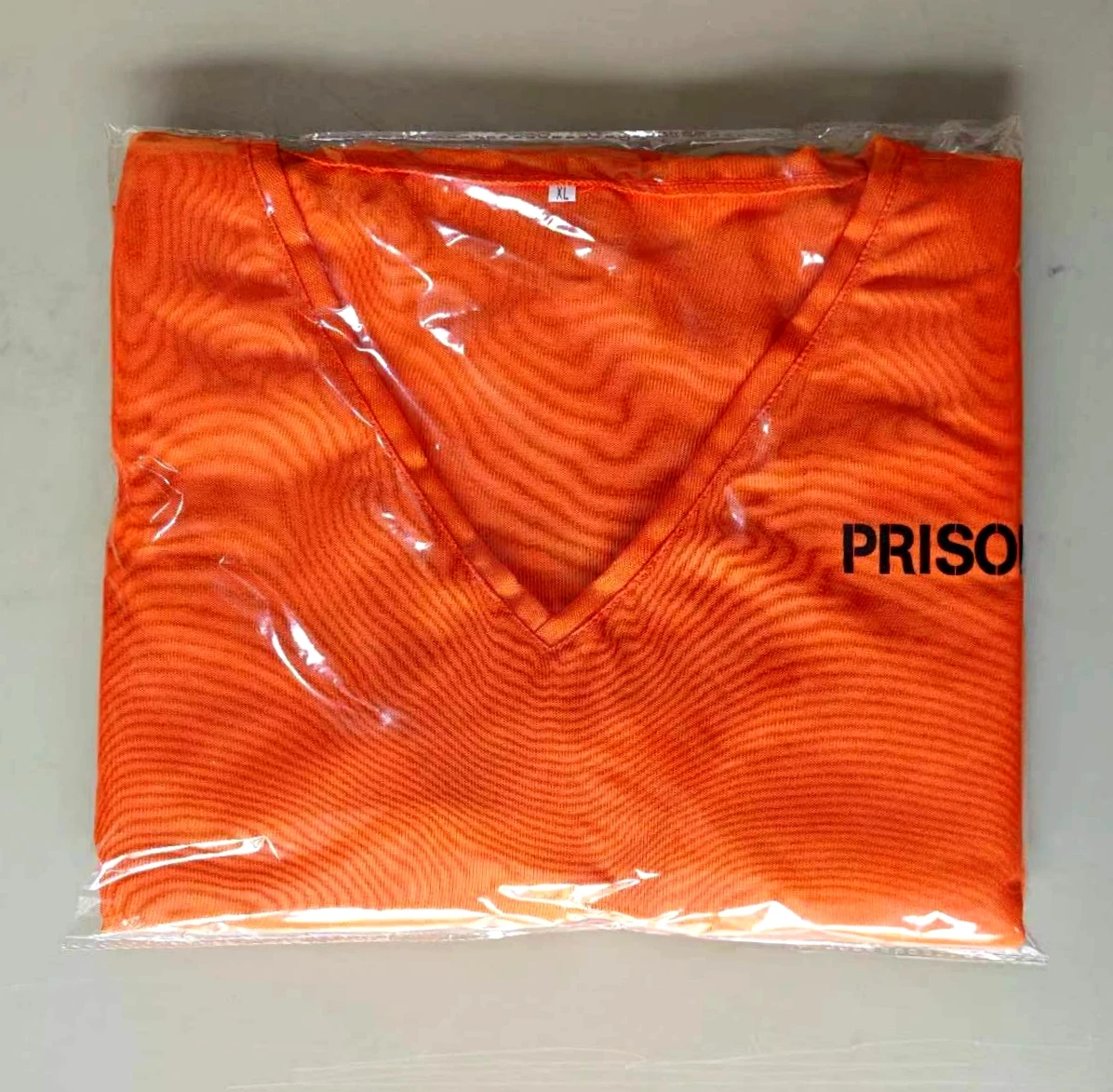 Costume de Cosplay PrishbHalloween pour Homme et Femme, Ensemble de 2 Pièces, Prison Orange