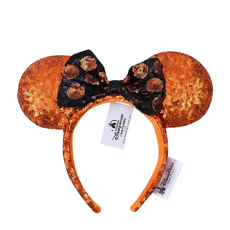 Diadema con orejas de Mickey Mouse para niños, diadema de felpa para disfraz de Disneyland, regalo de Cosplay, 2024